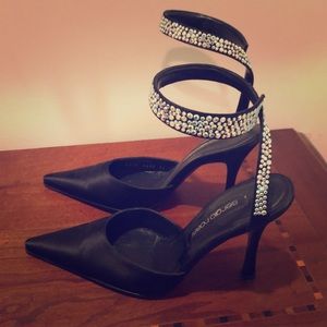 Sergio Rossi RARE Swarovski Crystal Pumps